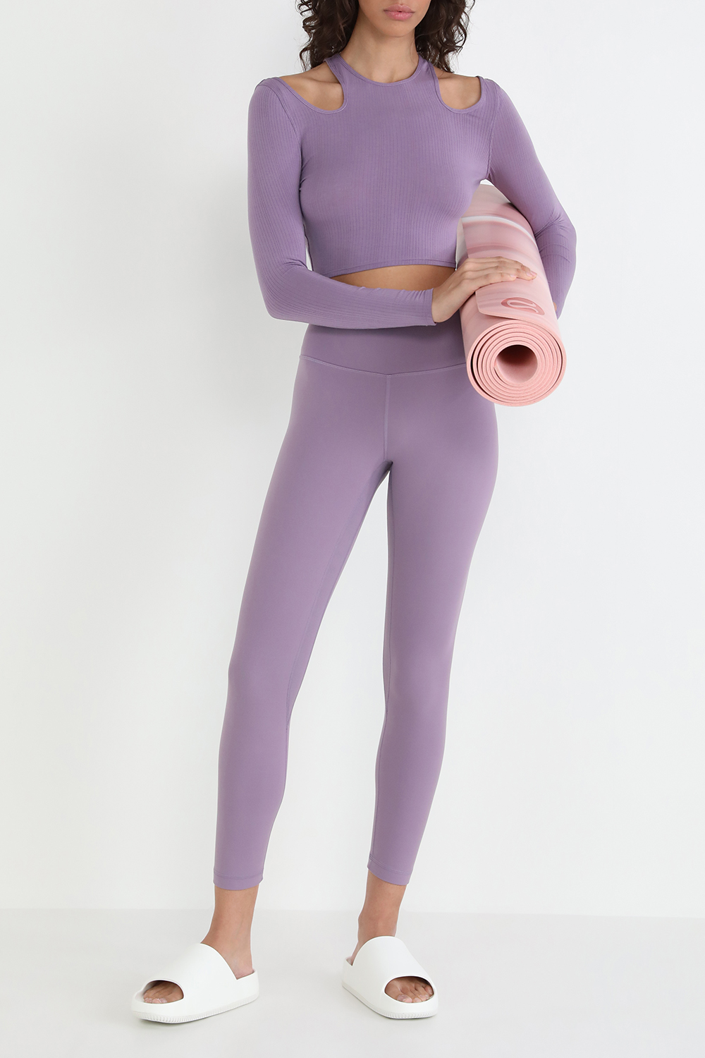 Shoulder Cut-Out Yoga Long-Sleeve